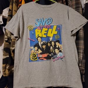 Gray Saved by the Bell Graphic T-Shirt